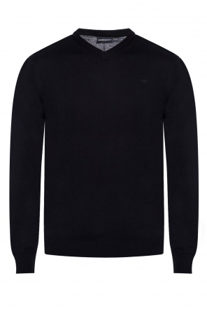 Sweater with an embroidered logo, zdjęcie 1 Sweater with an embroidered logo od Emporio Armani